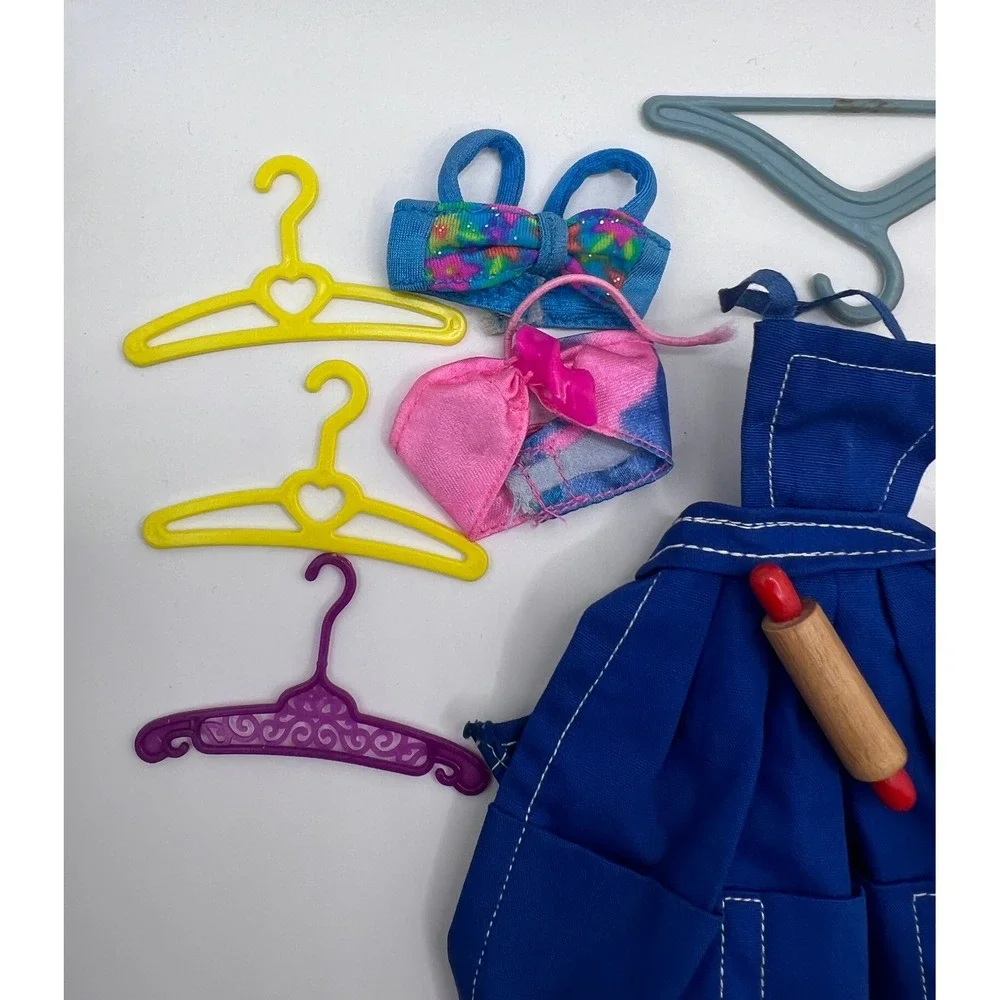 Barbie Doll Clothes Accessories Lot 1964 What's Cookin Skipper Blue Red GOOD